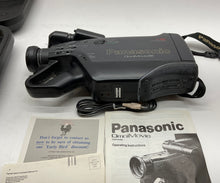 Load image into Gallery viewer, Panasonic PV-800 Black OmniMovie VHS 12X Zoom Video Camcorder Not Tested
