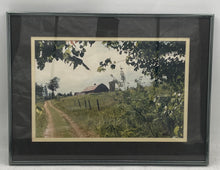 Load image into Gallery viewer, Represents A Panoramic Photograph Of A Rural Landscape Framed Art Print