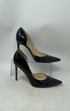 Load image into Gallery viewer, Nine West Womens Folowe Black Leather High Stiletto D'Orsay Heels Size 9.5M