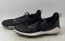 Load image into Gallery viewer, Under Armour Mens Harper 6 Elite TPU 3024320-001 Black Baseball Cleats Size 15