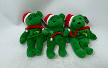 Load image into Gallery viewer, Set Of 6 Pcs Salvino's Bamm Beano's Christmas Bears 1998 Plush Toy Figure