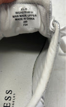 Load image into Gallery viewer, Guess Womens Astray Silver White Low Top Lace-Up Sneaker Shoes Size 8.5M
