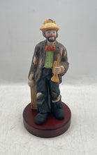 Load image into Gallery viewer, Vintage Flambro Emmett Kelly Jr Command Performance Horn Player Clown Figurines