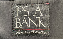 Load image into Gallery viewer, Jos. A. Bank Mens Gray Striped Long Sleeve Single-Breasted Two Button Blazer 42