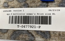 Load image into Gallery viewer, Apt. 9 Womens Multicolor Leopard Print Open Front Cardigan Sweater Size XL
