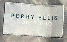 Load image into Gallery viewer, Perry Ellis Portfolio Mens Gray Plaid Long Sleeve Two-Button Blazer Size 48R