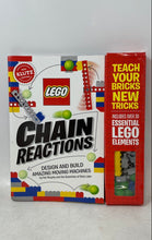 Load image into Gallery viewer, Lego Chain Reactions By Klutz An Interactive STEM Activity Book And Kit