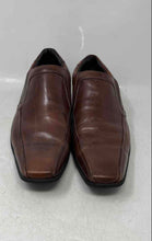 Load image into Gallery viewer, CNS Mens Brown Leather Square Toe Slip-On Loafer Dress Shoes Size EUR 41