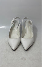 Load image into Gallery viewer, Marc Fisher Womens Sannek White Pointed Toe Slingback Heels Size 7.5