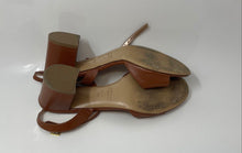 Load image into Gallery viewer, Casanova Womens Brown Leather Open Toe Chunky Heel Ankle Strap Sandals Sz EUR 39