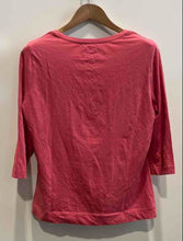 Load image into Gallery viewer, Authentic Escada Sport Womens Red Graphic Floral 3/4 Sleeve Blouse Top Size M