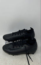 Load image into Gallery viewer, Nike Kids Jr. Vapor 16 Academy FQ8407-002 Black Lace-Up Soccer Cleats Size 2.5Y