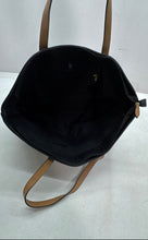 Load image into Gallery viewer, U.S. Polo Assn. Womens Black Leather Inner Pocket Double Handle Large Tote Bag