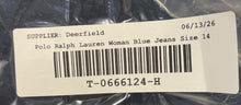 Load image into Gallery viewer, Authentic Polo Ralph Lauren Womens Blue Denim Pockets Skinny Jeans Size 14