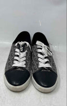 Load image into Gallery viewer, Michael Kors Womens City Gray Black White Monogram Sneakers Shoes Size 9.5M