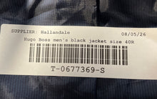 Load image into Gallery viewer, Reda 1865 Mens Black Wool Long Sleeve Two-Button Blazer Size 40R