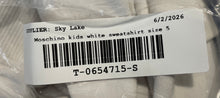 Load image into Gallery viewer, Authentic Moschino Kids White Pockets Pullover Sweatshirt Size 5