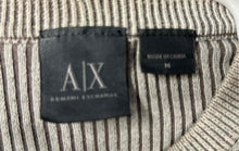 Load image into Gallery viewer, Armani Exchange Mens Multicolor Ribbed Knit Striped Cotton Pullover Sweater Sz M