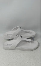Load image into Gallery viewer, Michael Kors Womens Linsey White Slip-On Thong Sandals Size 10