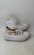 Load image into Gallery viewer, Converse Boys CTAS Move Platform A04344C White Rainbow Sneaker Shoes Size 4.5