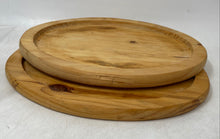 Load image into Gallery viewer, Set Of 2 Pcs Light Brown Wooden Kitchenware Round Chopping Blocks Boards