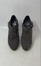 Load image into Gallery viewer, Fergalicious By Fergie Womens Gray High Stiletto Heel Ankle Booties Size 7 w/Box