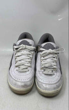 Load image into Gallery viewer, Nike Mens Air Jordan 2 Retro Low White Gray Low Top Lace-Up Sneaker Shoes Size 9