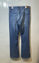 Load image into Gallery viewer, Express Womens Blue Denim High Rise 5-Pocket Design Bootcut Jeans Pants Size 12R