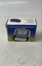 Load image into Gallery viewer, Advantage Industries AD-288 Silver 5-Function Pedometer With Box Not Tested