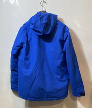 Load image into Gallery viewer, Port Authority Mens Blue Long Sleeve Pockets Windbreaker Jacket Size Large