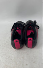 Load image into Gallery viewer, Adidas Kids Goletto VIII GX8907 Black Pink Lace-Up Soccer Cleats Size 3
