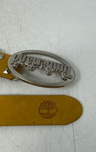 Load image into Gallery viewer, Timberland Mens Mustard Genuine Leather Buckle Adjustable Dress Belt Size 36