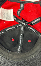 Load image into Gallery viewer, Air Jordan Mens Red Black Jumpman Logo Adjustable Snapback Hat Size 4/7