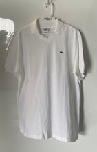 Load image into Gallery viewer, Lacoste Mens White Regular Fit Short Sleeve Collared Pullover T-Shirt Size S