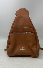 Load image into Gallery viewer, Nanette Lepore Womens Brown Outer Pockets Adjustable Strap Zipper Backpack