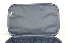 Load image into Gallery viewer, Vintage Oscar De La Renta Tan Black Tweed Extra Compartments Suitcase Luggage