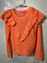 Load image into Gallery viewer, Lilly Pulitzer Womens Orange Long Sleeve Crew Neck Pullover Sweater Size XS