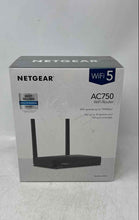 Load image into Gallery viewer, Netgear R6020 Black Dual-Band 750 Mbps AC750 WiFi Router Factory Sealed