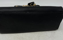 Load image into Gallery viewer, Aldo Womens Black Gold Faux Leather External Zip Single Top Handle Crossbody Bag