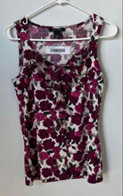 Load image into Gallery viewer, White House Black Market Womens Pink Floral Print Pullover Tank Top Size Small
