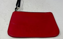 Load image into Gallery viewer, Victoria's Secret Womens Red White XOXO Zipper Wristlet Strap Clutch Purse