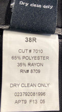 Load image into Gallery viewer, Apt.9 Mens Black Long Sleeve Notch Lapel Single-Breasted Two-Button Blazer 38R