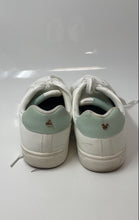 Load image into Gallery viewer, Disney Womens White Gold Leather Lace-Up Mickey Mouse Sneaker Shoes Size 10
