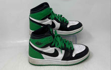 Load image into Gallery viewer, Nike Boys Air Jordan 1 Retro High OG White Black Green Sneakers Shoes Size 5Y