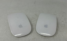 Load image into Gallery viewer, Lot Of 2 Pcs Apple Magic Model A1296 White Silver Wireless Mouse