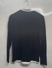 Load image into Gallery viewer, Zara Womens White Black Long Sleeve Crew Neck Stretch Pullover Sweater Size S