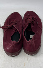 Load image into Gallery viewer, Vans Mens Authentic Burgandy Lace-Up Low Top Sneaker Shoes Size 11