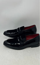 Load image into Gallery viewer, Bruno Marc Mens Black Leather Slip-On Almond Toe Loafer Shoes Size 8.5