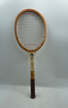 Load image into Gallery viewer, Vintage Dunlop Marty Riessen Autographed Wooden Professional Tennis Racquet