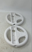 Load image into Gallery viewer, Nintendo Wii Model RVL-024 White Racing Steering Wheel Untested Lot Of 2 Pcs